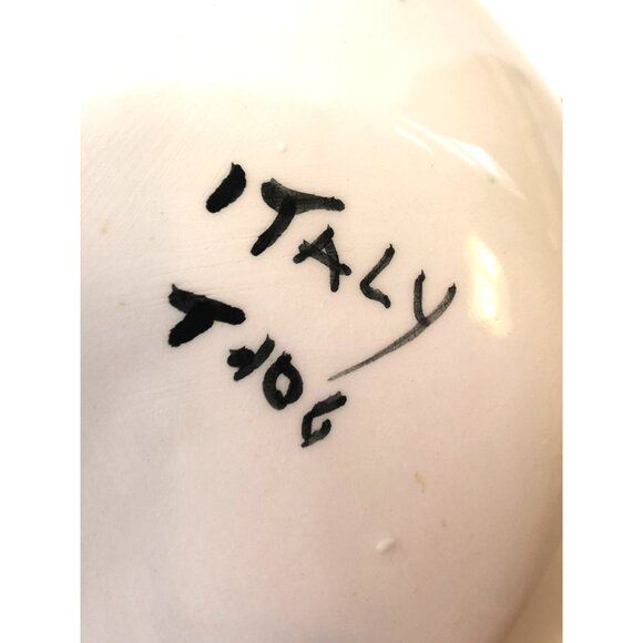 Italian Aqua and Gold Vintage Display Dish - Picture 8 of 8